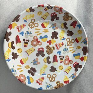 Disney Parks Sweet Treats Large Bowl Plastic 12" Mickey Mouse Disney Castle